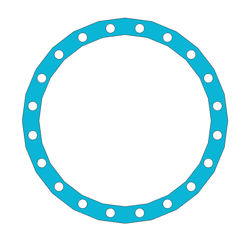 Picture of 1/8" Thick Durlon 9000 Full Face Gasket