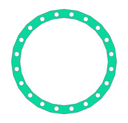 Picture of 1/16" Thick Thermoseal C4401 Full Face Gasket