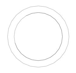 Picture of 1/16" Thick Expanded PTFE Ring Gasket